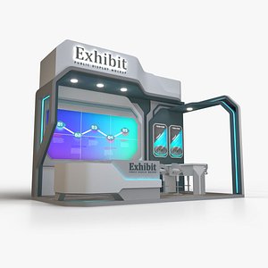 EXHIBITION STAND22063Ds max 2020 3D model