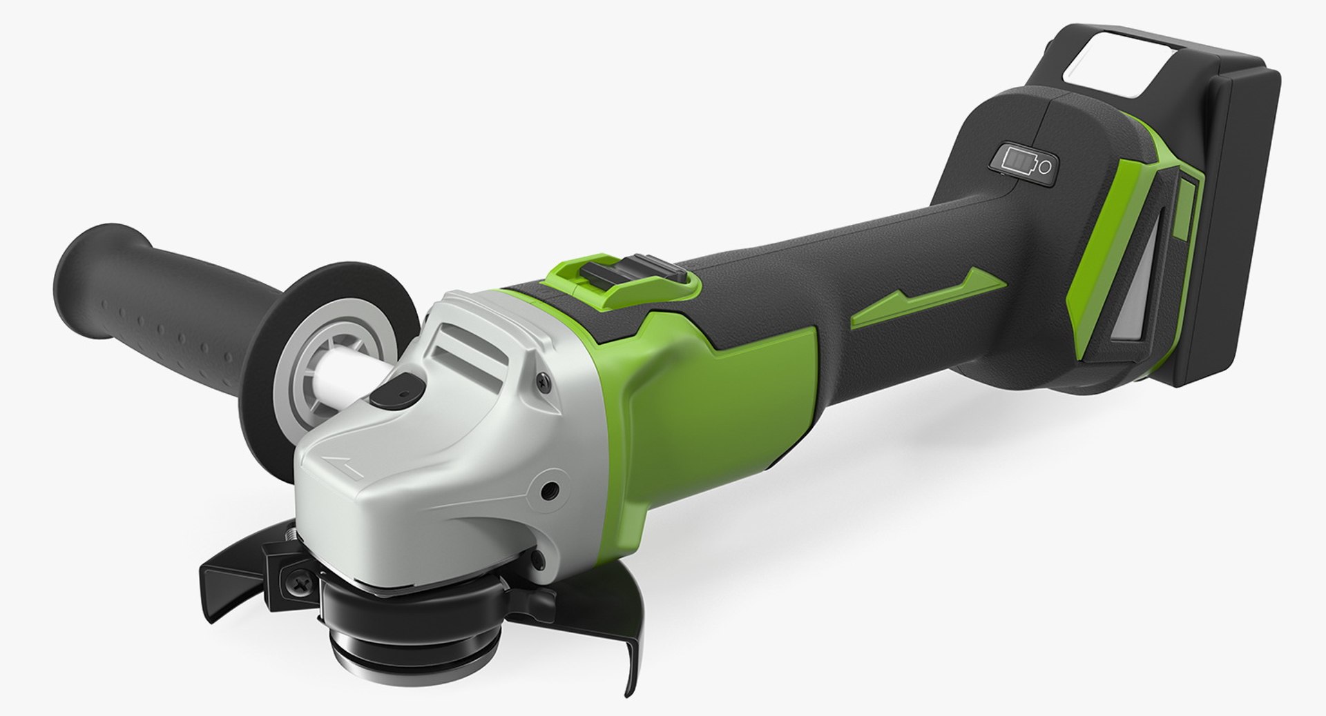 Bruschless Angle Grinder 3D model preview