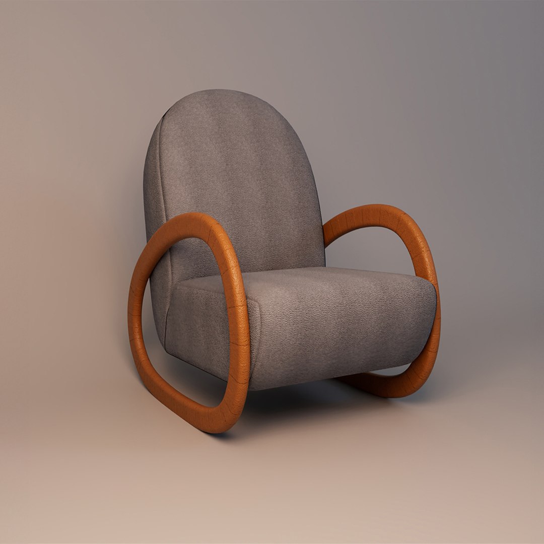 Taoplay Schaukelsessel Mit Hocker - Ergonomischer Rocking Chair Für Wohnzimmer & Garten