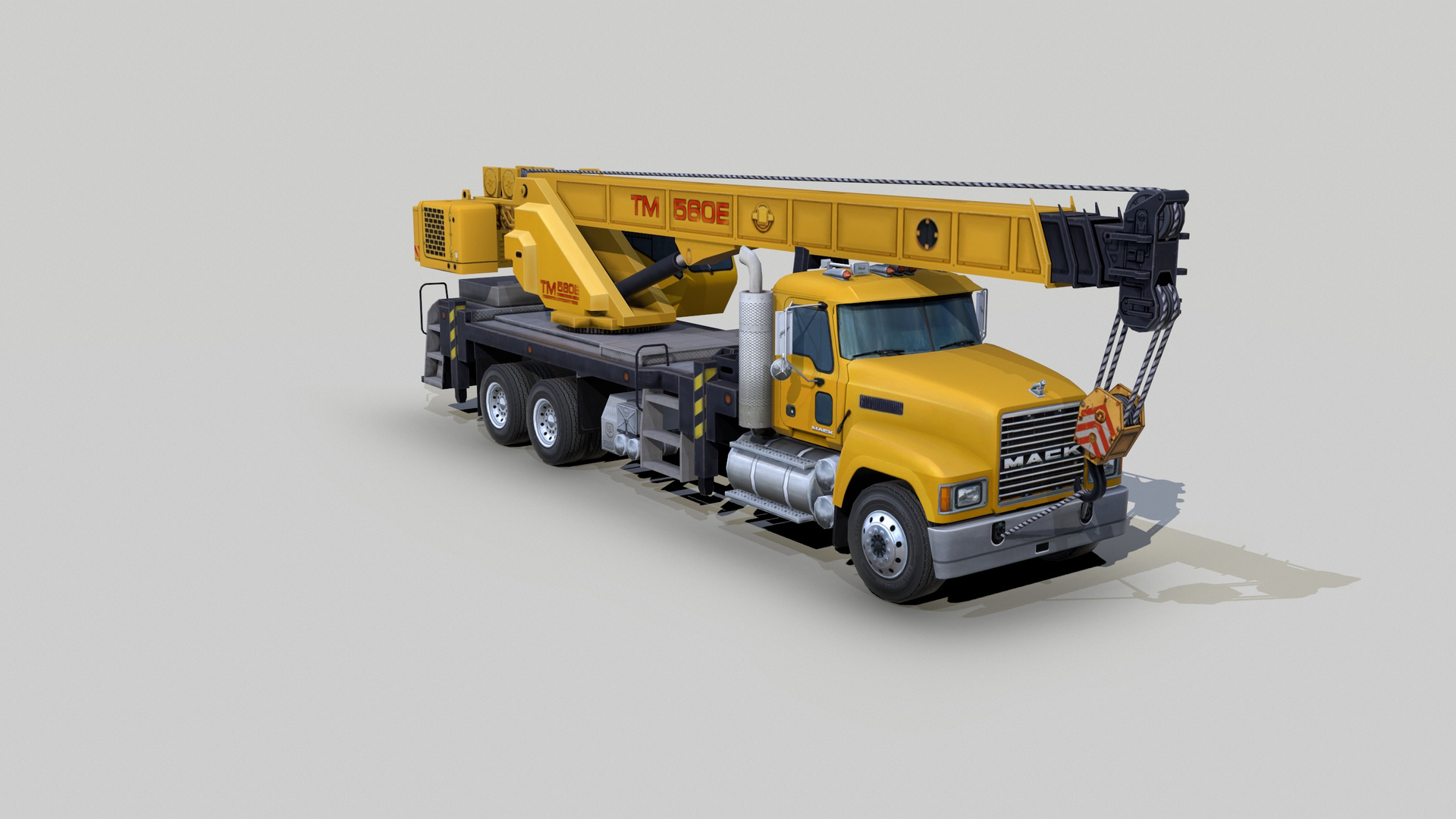 Mack CH613 Crane Truck S02 2004 3D Model - TurboSquid 1922324