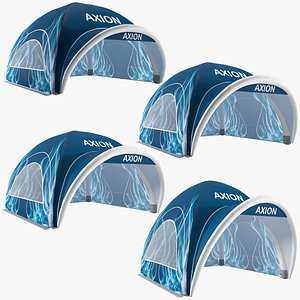 axion tents lite inflatable 3D model