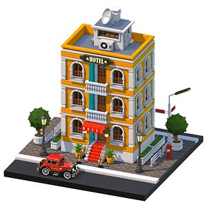 3D Cartoon Hotel 02