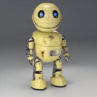 Friendly little Robot, rigged