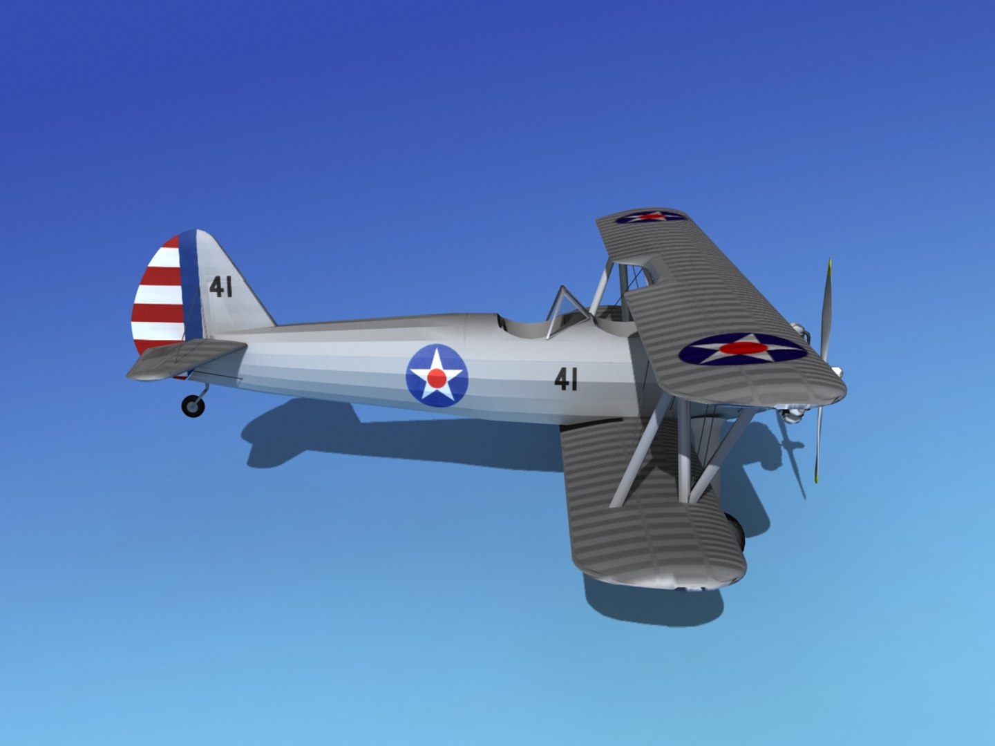 pt-17 stearman trainers 3d max