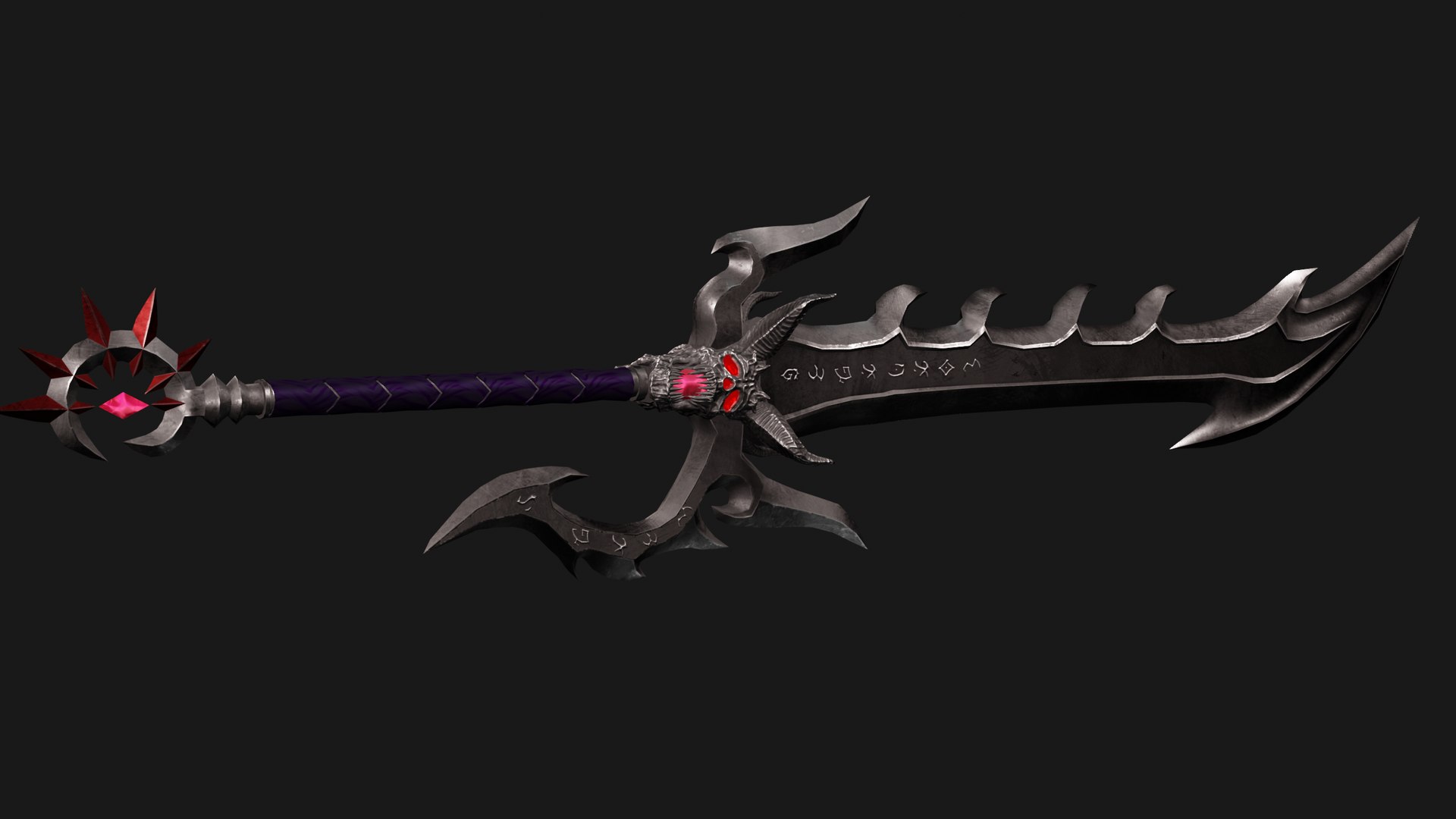 Fantasy sword PBR Low-poly 3D model 3D model - TurboSquid 2035044