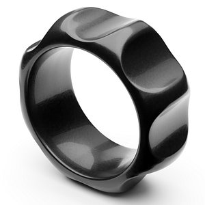 Palomas Groove Ring 3D model