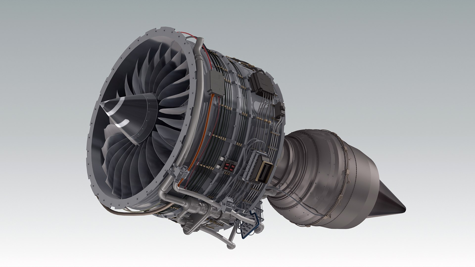 3d Model Jet Engine