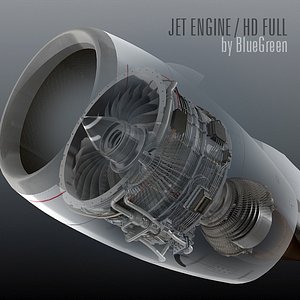 Jet Engine 3D Models for Download | TurboSquid