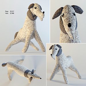 dog plush toy 3d max