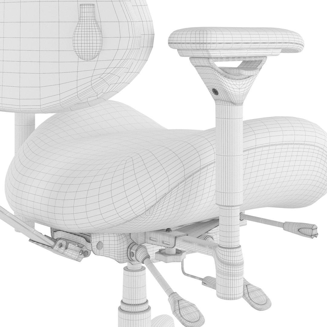 Office Chair Ergogenesis 3D Model TurboSquid 2059082