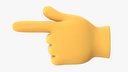 Backhand Index Pointing Left Emoji