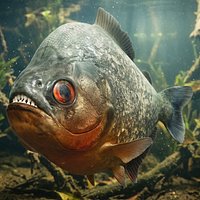 Amazon Piranha Rigged For Maya