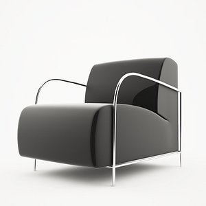 moon chair 3d max