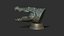 3D Crocodile head