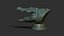 3D Crocodile head