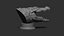 3D Crocodile head