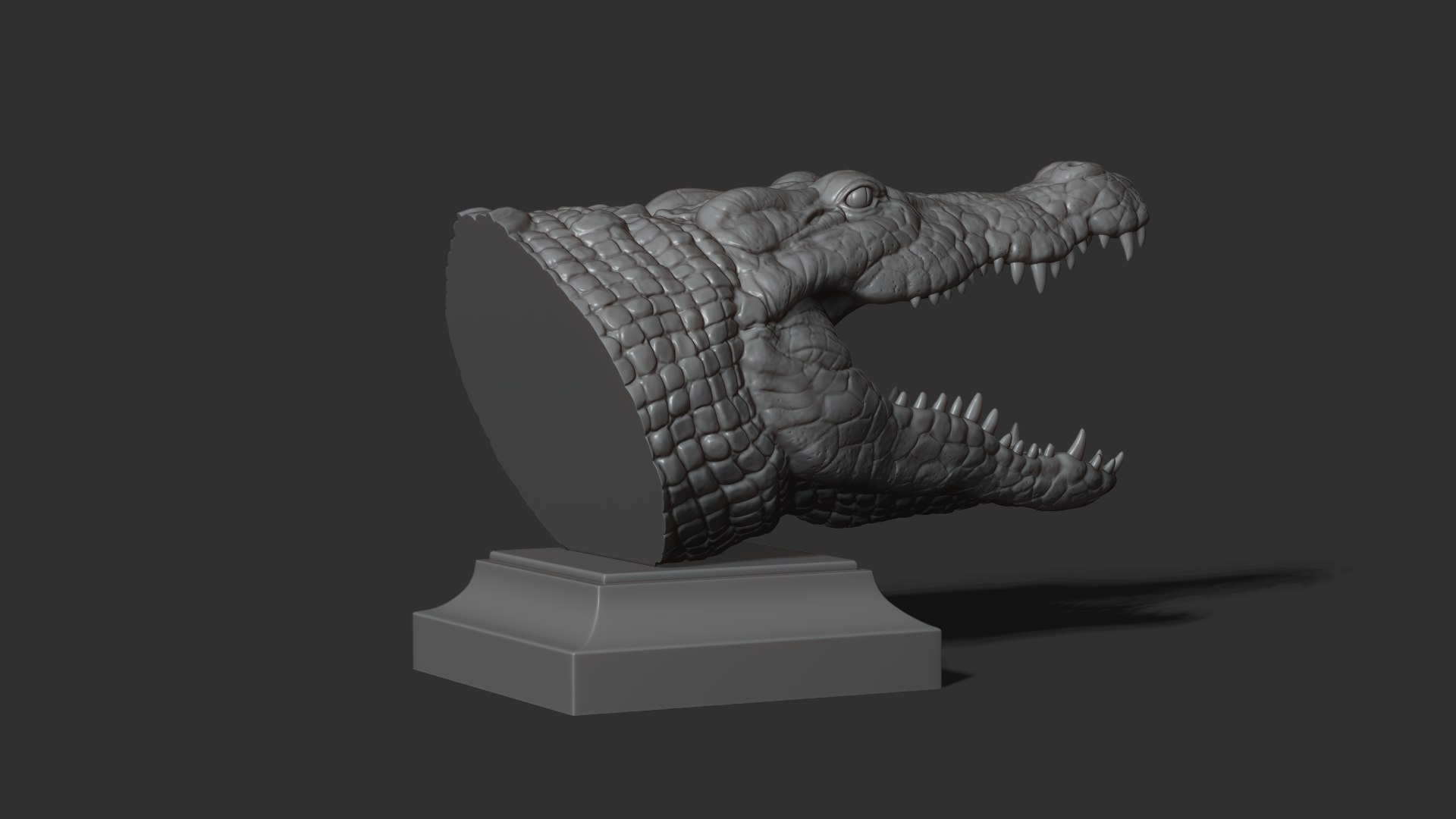 3D Crocodile head https://p.turbosquid.com/ts-thumb/qB/asgtbd/S7/36/jpg/1706265458/1920x1080/fit_q87/3aa910ff747f434161d7ac5c15afd5cac73938b3/36.jpg