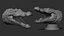 3D Crocodile head