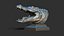 3D Crocodile head