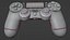 ps4 controller 3D model