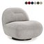 Fauteuil d'appoint pivotant Otis