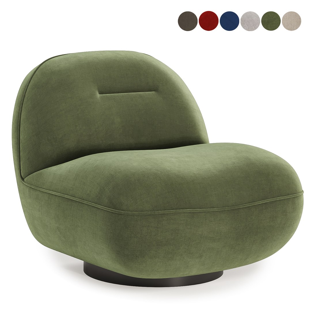 Otis Swivel Accent Chair 3D model https://p.turbosquid.com/ts-thumb/qB/i9LD7T/o6/otisswivelaccentchair_preview02/jpg/1712647979/1920x1080/fit_q87/d4934cc10ca74ecc9959da5c04f689d86f1351ae/otisswivelaccentchair_preview02.jpg
