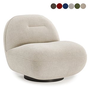 Otis Swivel Accent Chair 3D model