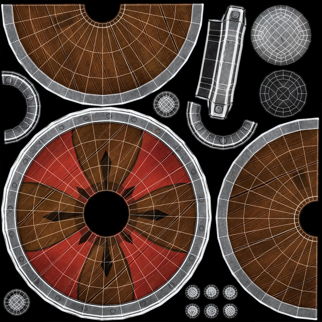 Stylized Shield 3D Model - TurboSquid 2155067