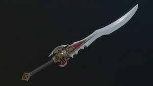 3D Lion Insigna Sword model
