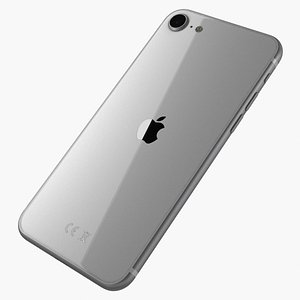 iPhone SE 2022 White 3D model
