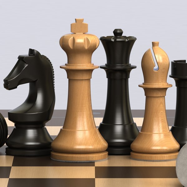 Tower Chess Game Piece - Torre Jogo de Xadrez 3D model
