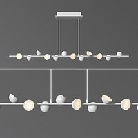 Mantra Adn LED 36w white Linear Pendant Light