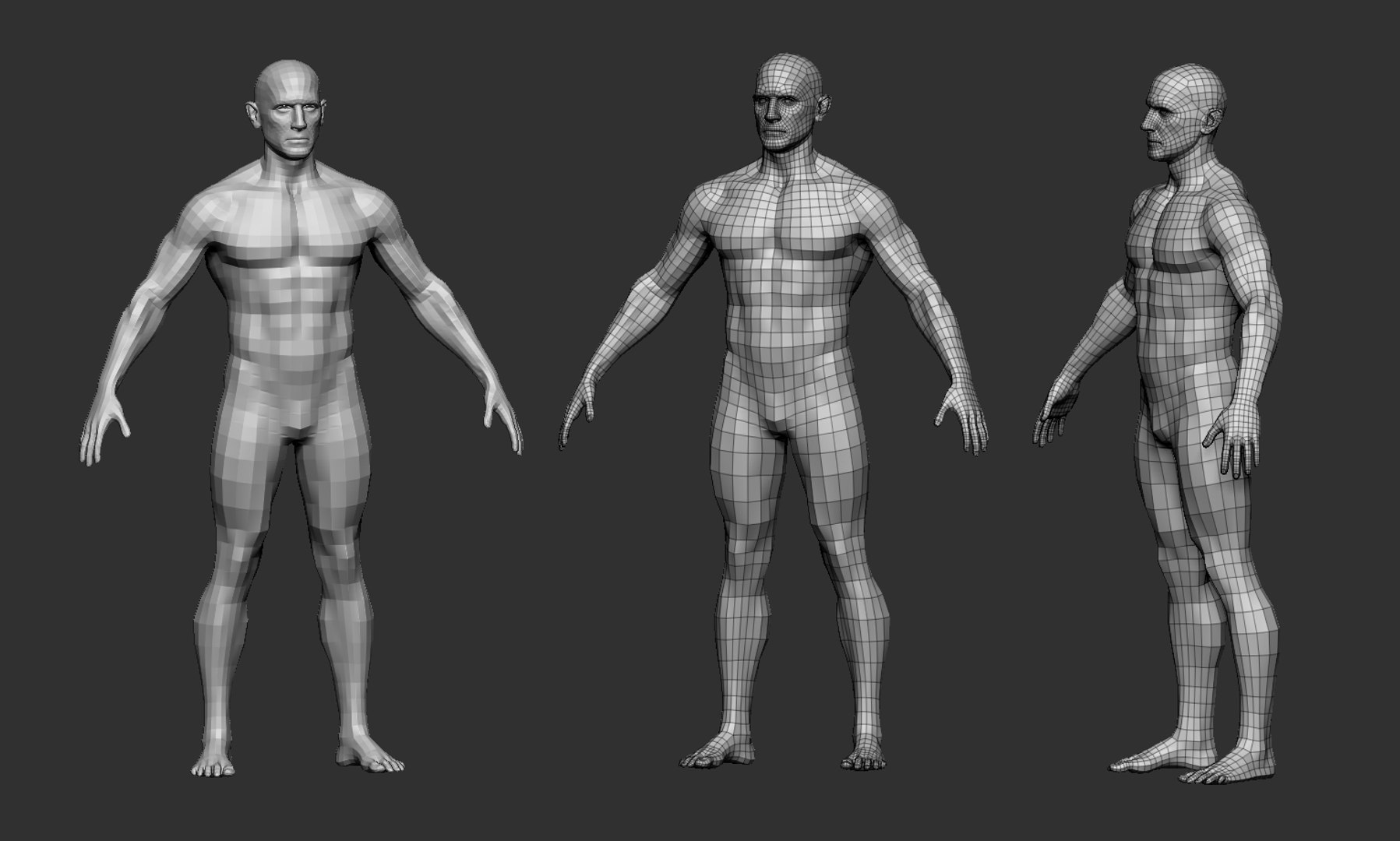 Men Base Mesh Model - TurboSquid 1533641