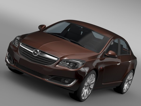 3d model opel insignia turbo 2015