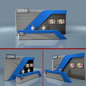 welcome desk 3D