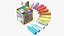 Bulk Sidewalk Chalk Crayola 3D model
