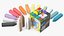 Bulk Sidewalk Chalk Crayola 3D model