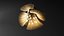 Modern petal-shaped chandelier