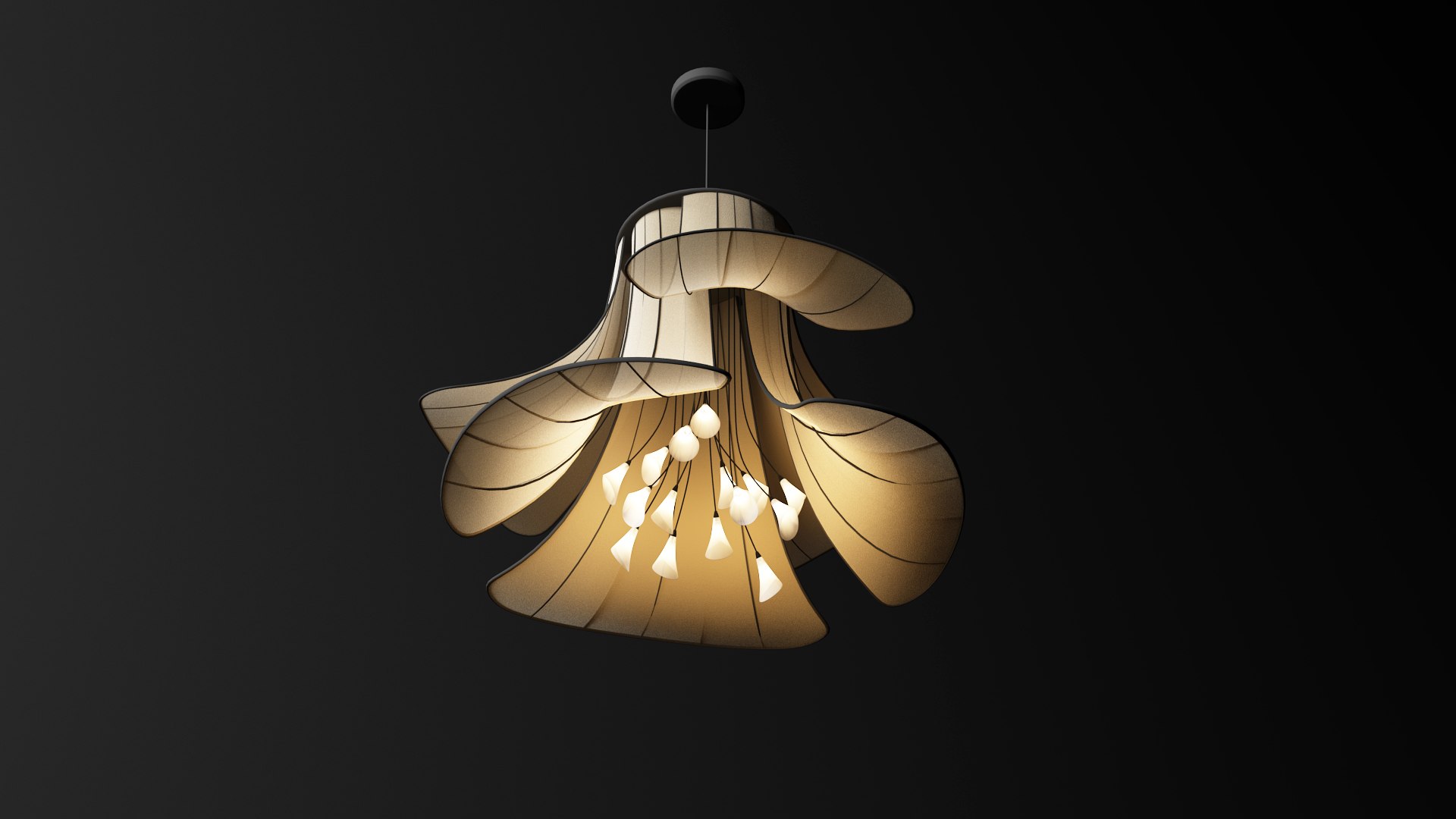 Modern petal-shaped chandelier model https://p.turbosquid.com/ts-thumb/qC/5taQ1w/KZ/06/jpg/1765935814/1920x1080/fit_q87/5e0f873f9f0cd21ae48ff37e4dc882403d14c1c8/06.jpg