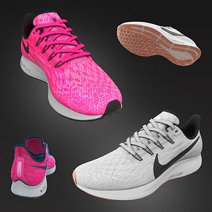Nike air shoe 3d detailed model