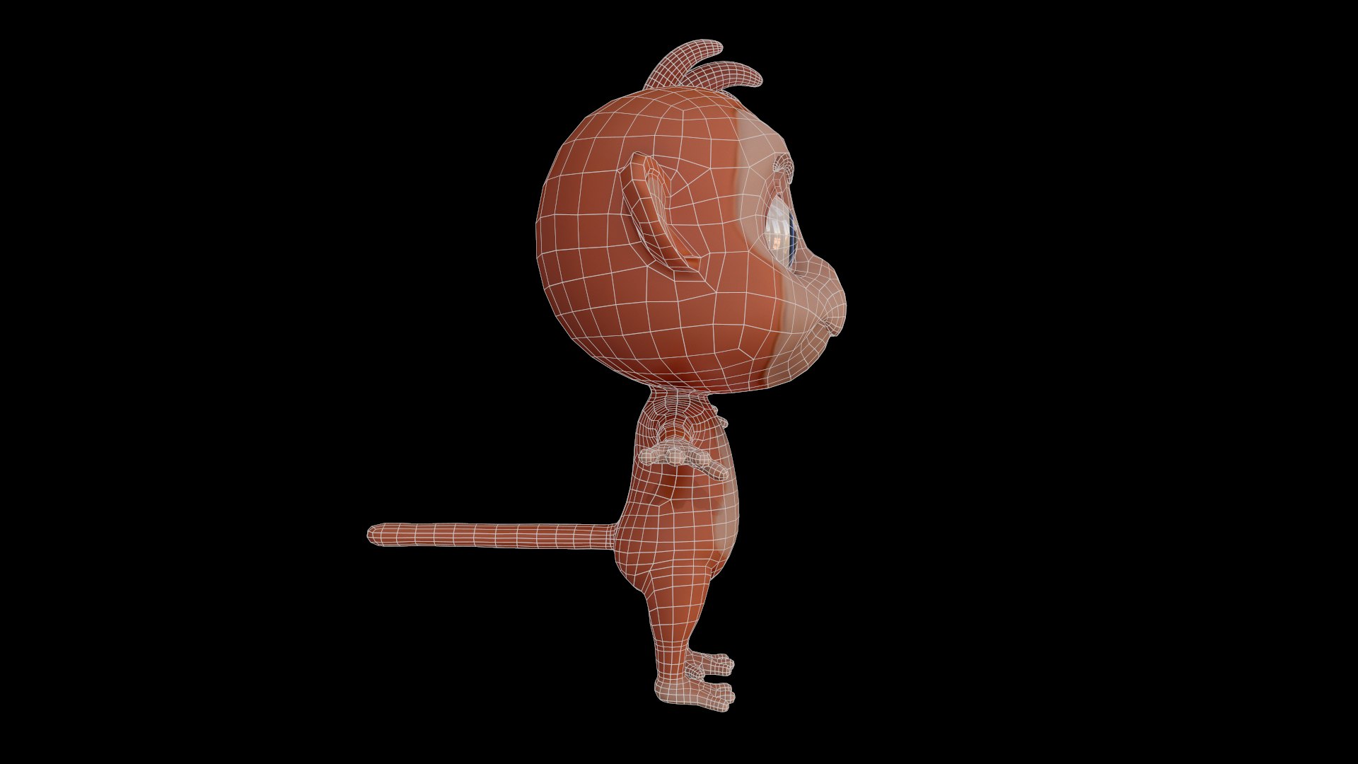 3D Animal Monkey Rig Cartoons Model - TurboSquid 1393130