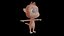 Asset - Modèle 3D de dessin animé - Animal - Singe - Rig