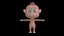 Asset - Modèle 3D de dessin animé - Animal - Singe - Rig