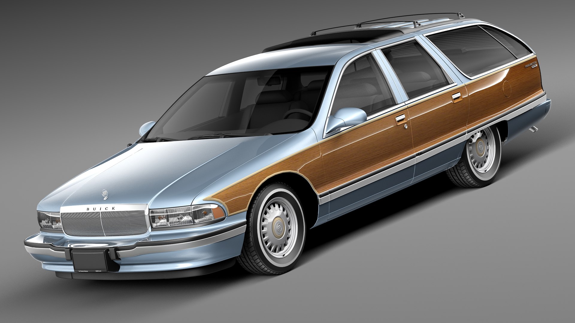 V8 1996 Buick Roadmaster 3d Max