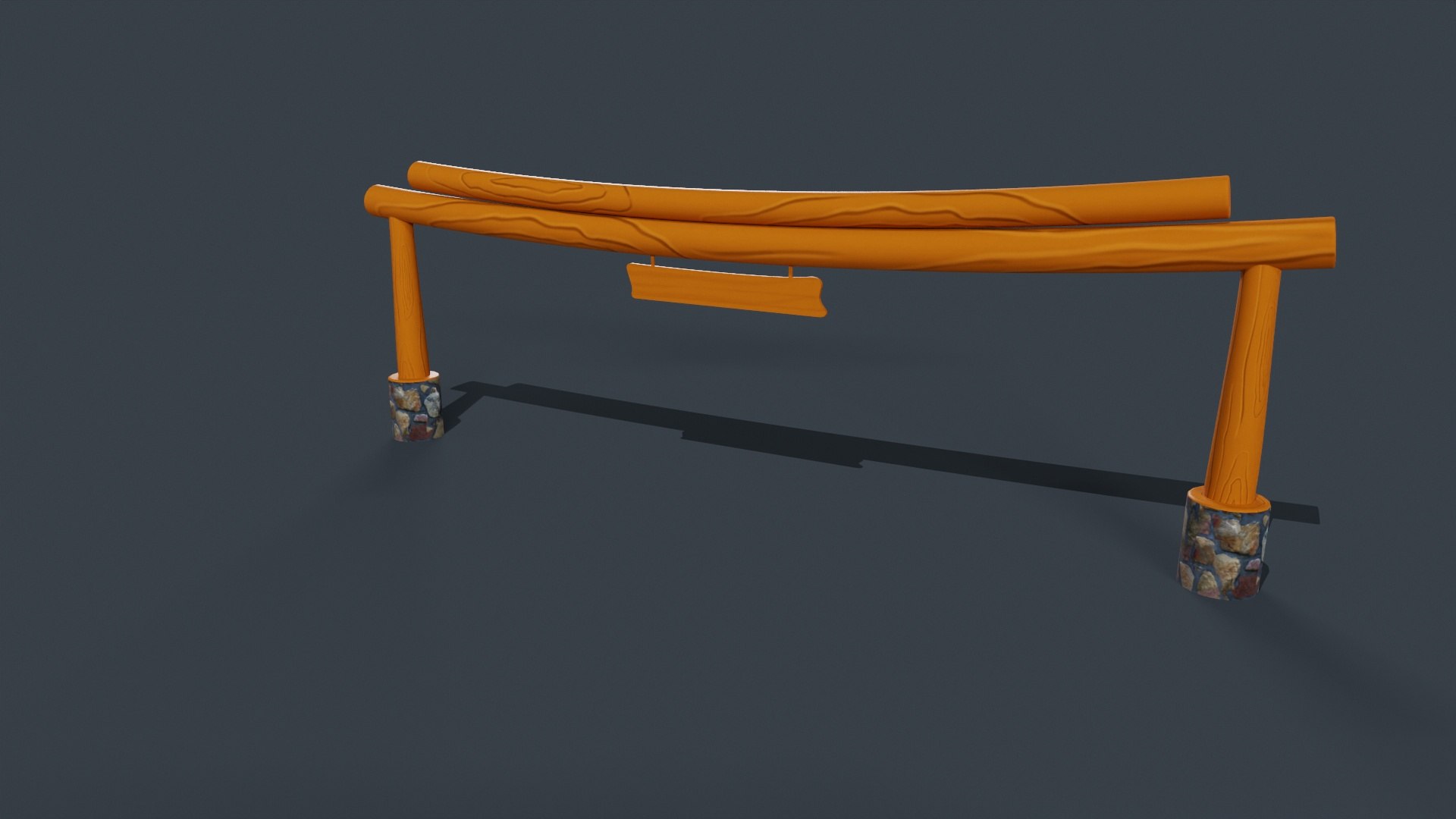 Wood Gate 3D TurboSquid 2178421
