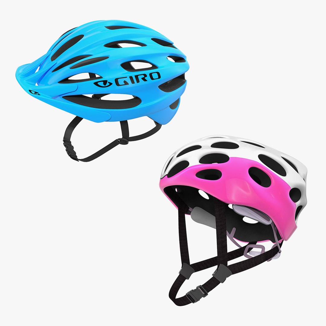 Bicycle Helmets 3D Models Collection 3D model preview