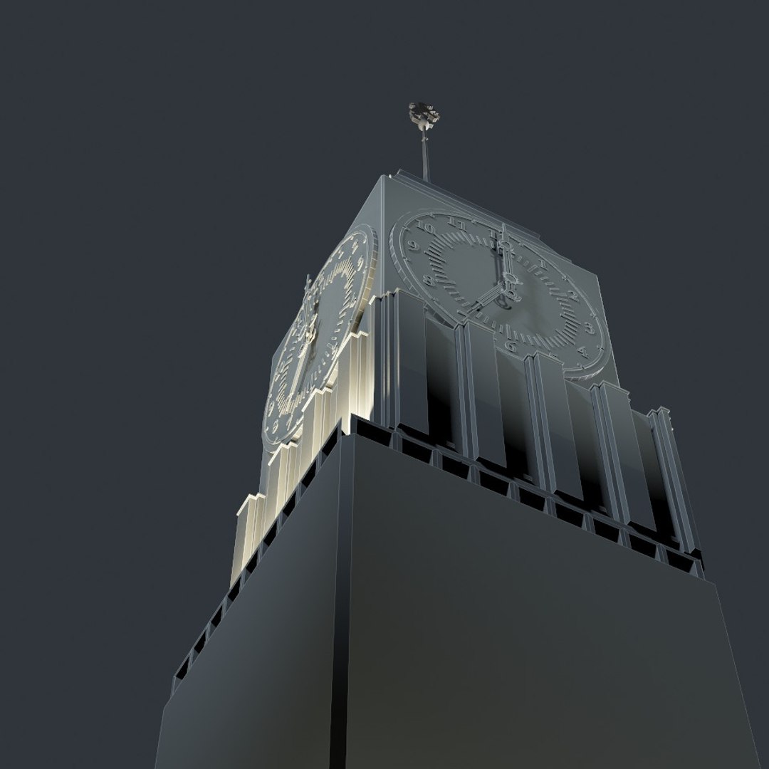 City Clock Big Ben 3d Max