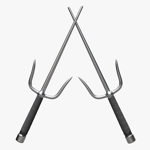 Sai round steel 3D model