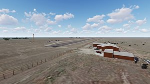 Starr-Browning Airstrip Montana 3D