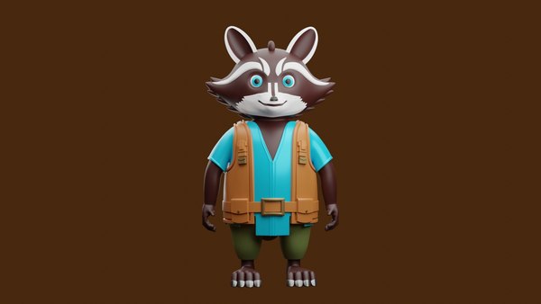 modelo 3d Mapache modelo 3d - TurboSquid 2171866